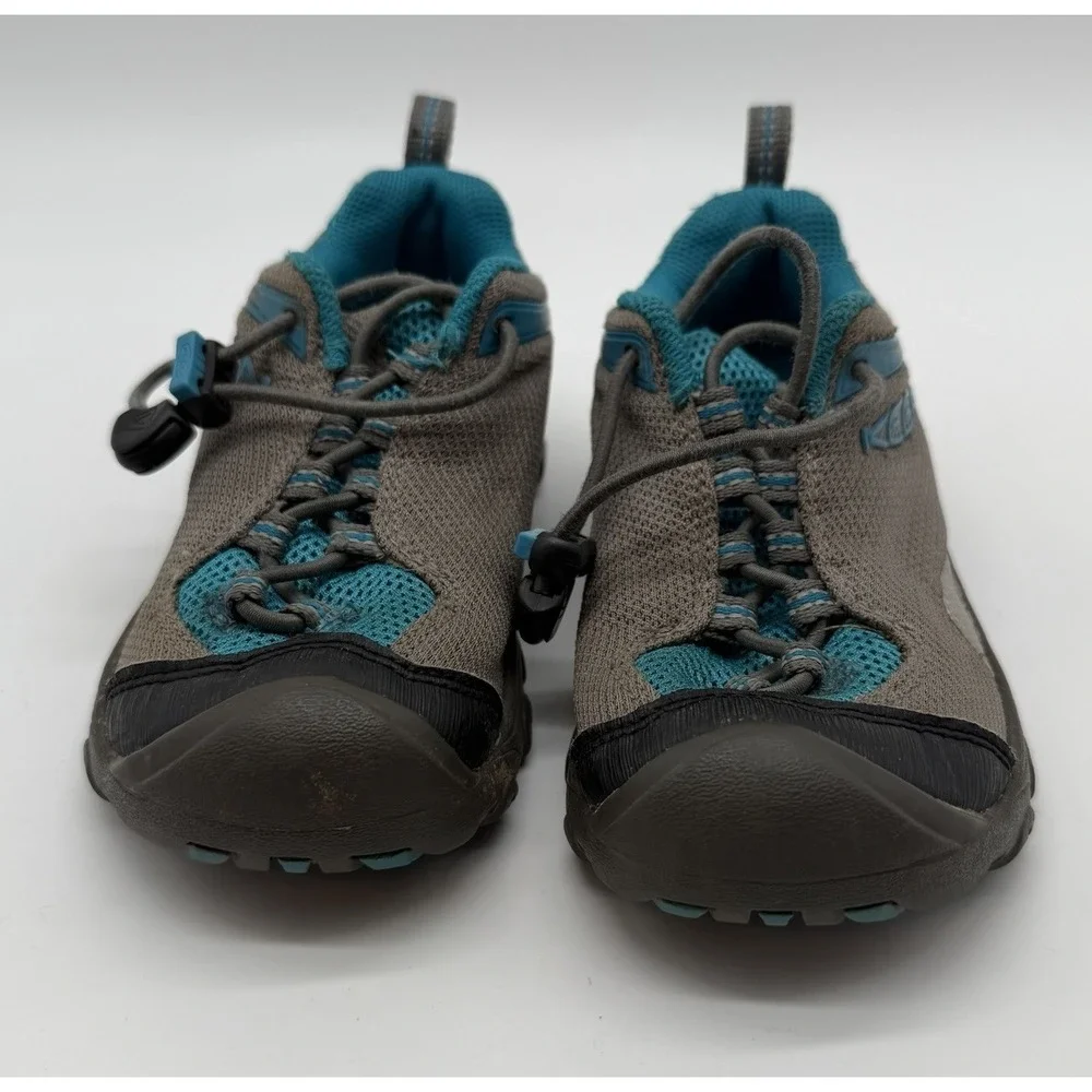Keens Shoes Kid Size 11 Gray Blue Closed Toe Lace‎ Up Water